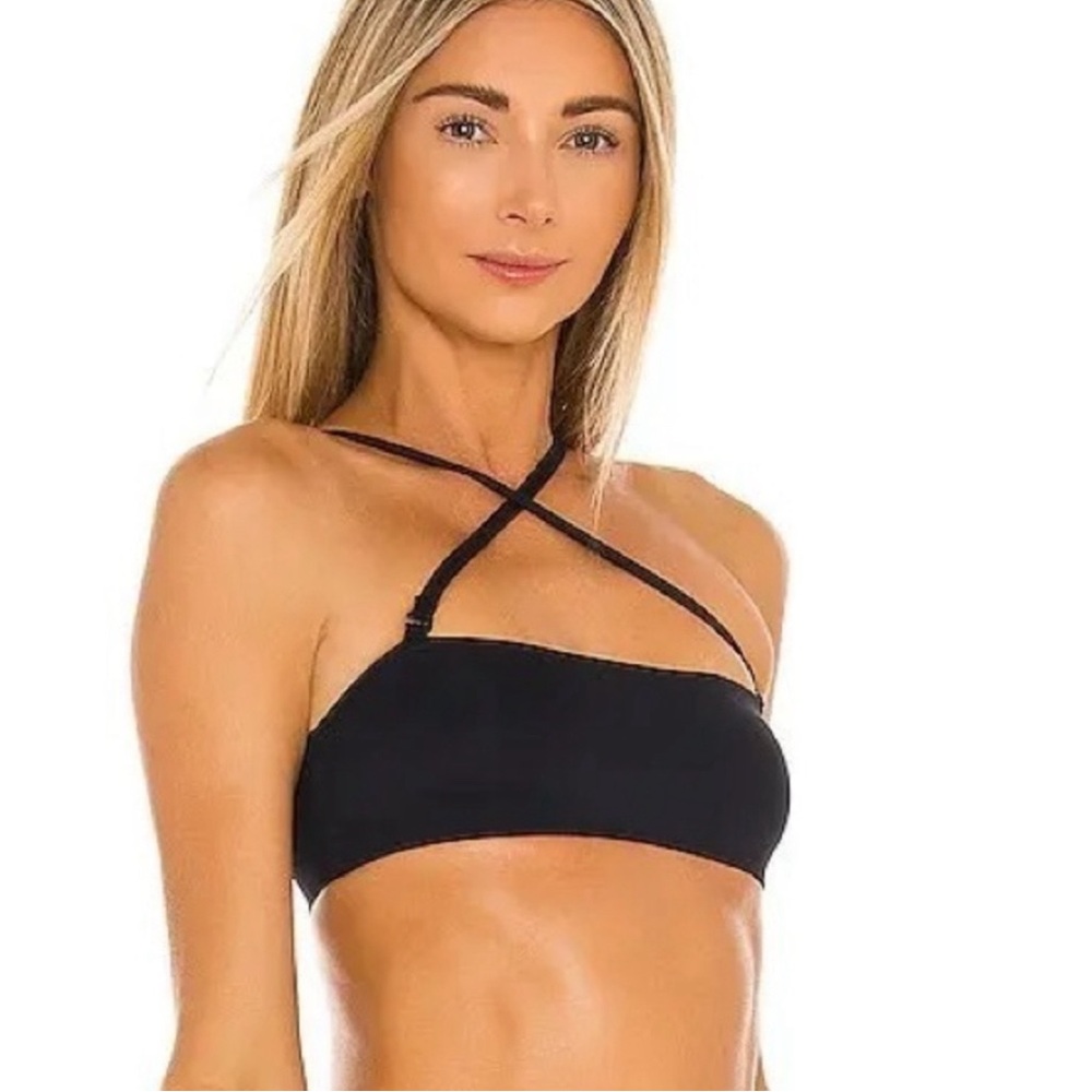 Free People Call Me Convertible Bra In Black Large‎